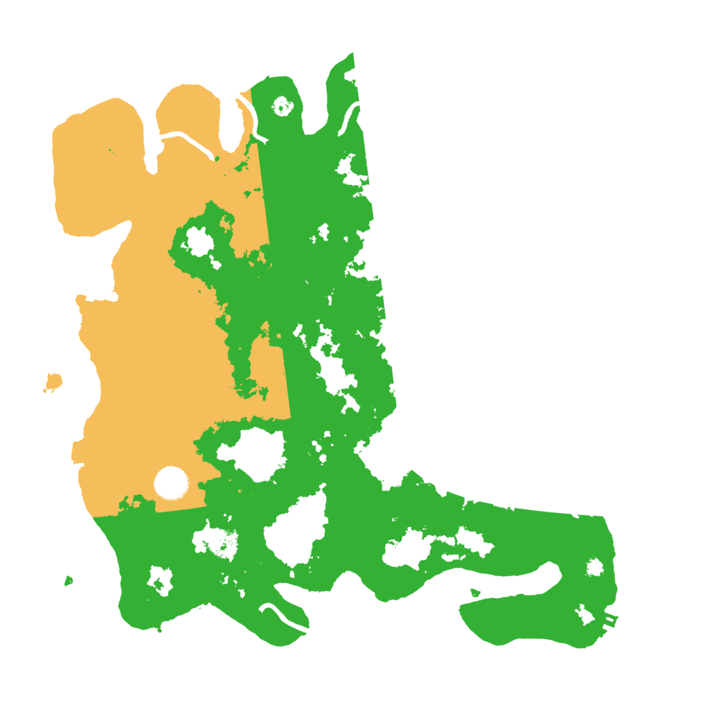 Biome Rust Map: Procedural Map, Size: 3700, Seed: 1415877548