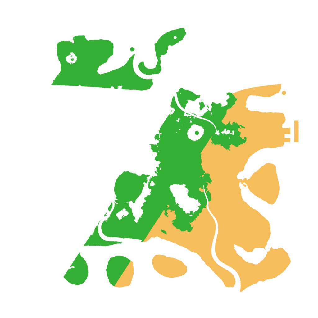 Biome Rust Map: Procedural Map, Size: 3000, Seed: 8326