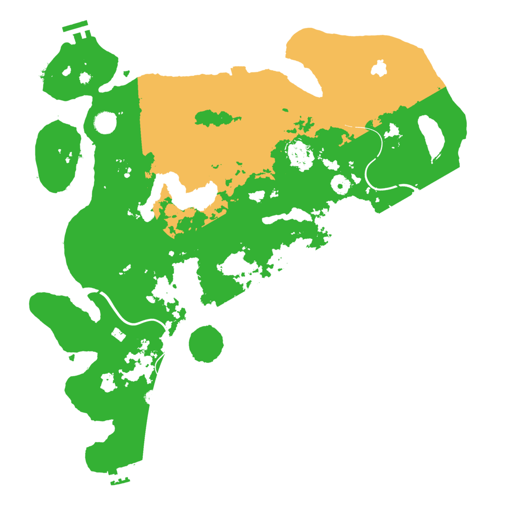 Biome Rust Map: Procedural Map, Size: 4000, Seed: 898989