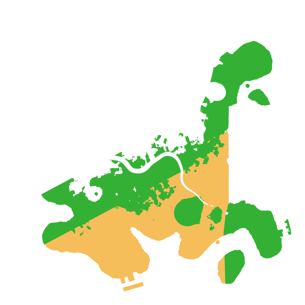 Biome Rust Map: Procedural Map, Size: 3000, Seed: 854725245