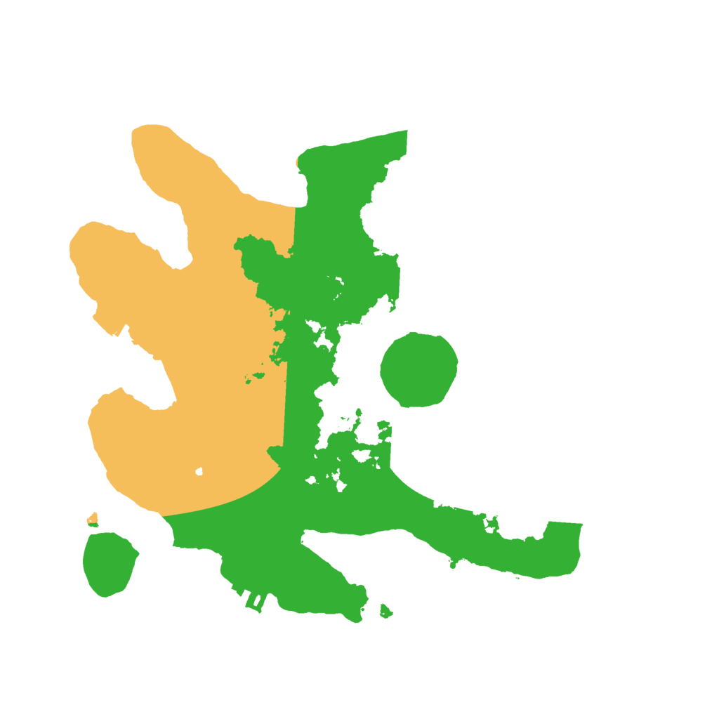 Biome Rust Map: Procedural Map, Size: 2600, Seed: 1856970360