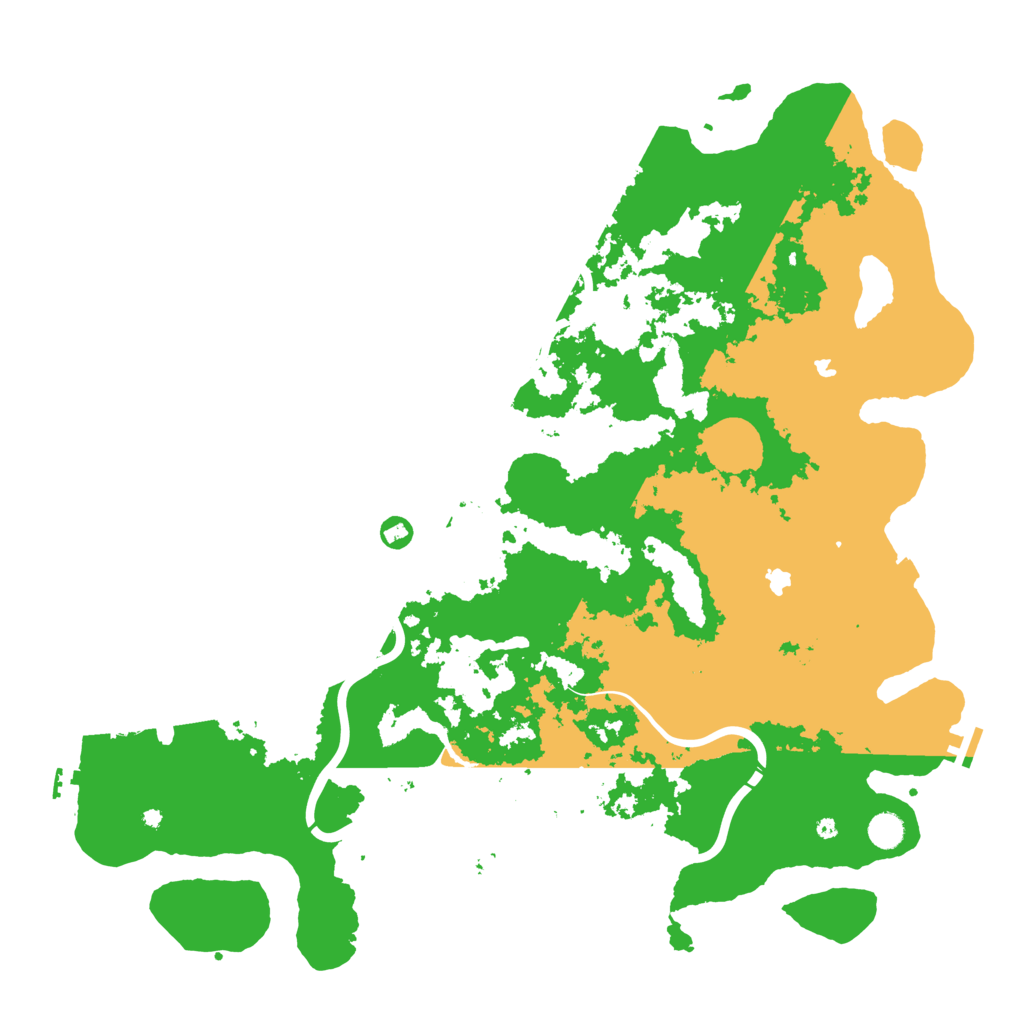 Biome Rust Map: Procedural Map, Size: 5000, Seed: 950004427