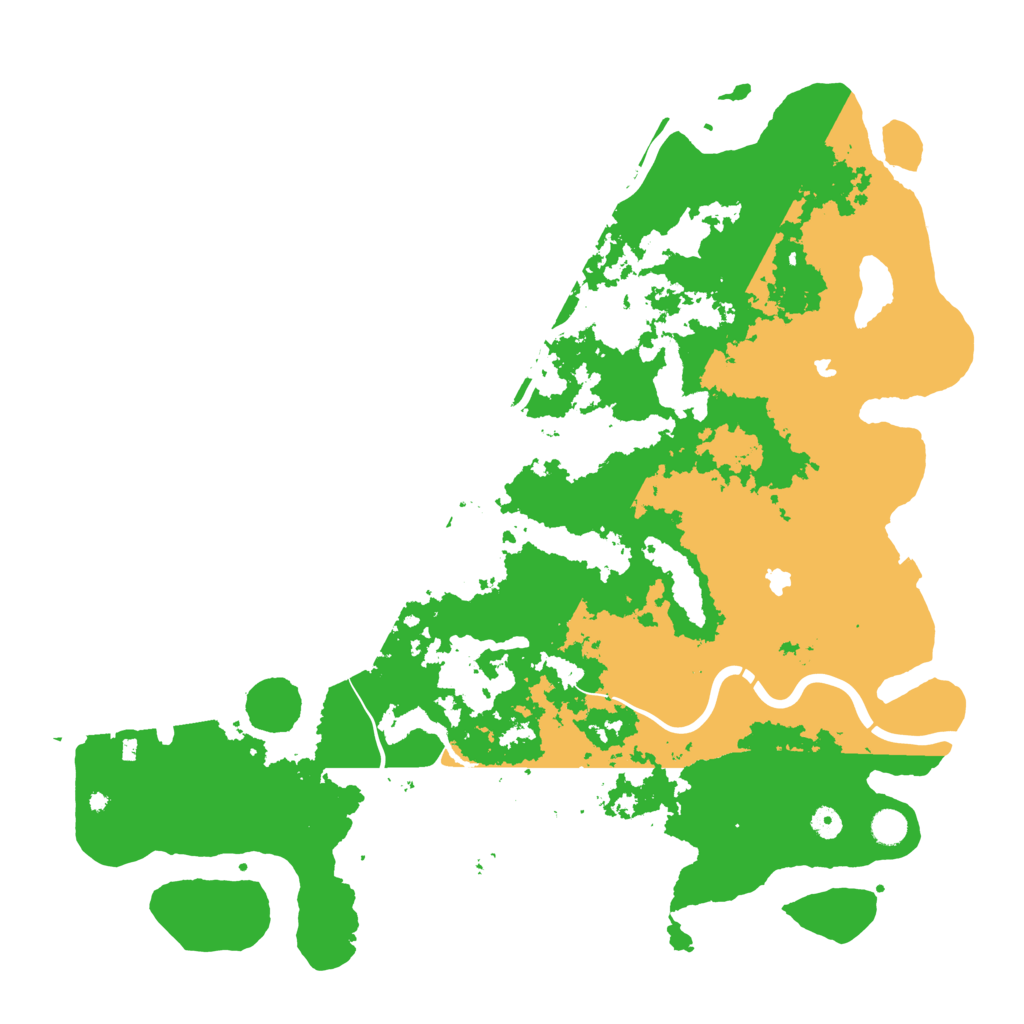 Biome Rust Map: Procedural Map, Size: 5000, Seed: 950004427