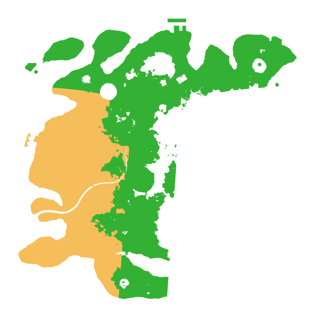 Biome Rust Map: Procedural Map, Size: 3500, Seed: 1634656