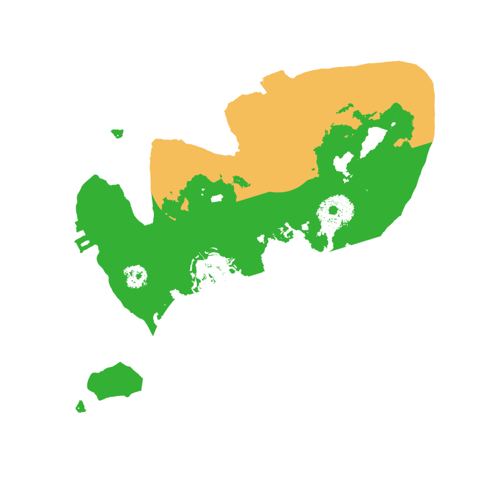 Biome Rust Map: Procedural Map, Size: 2200, Seed: 782195688