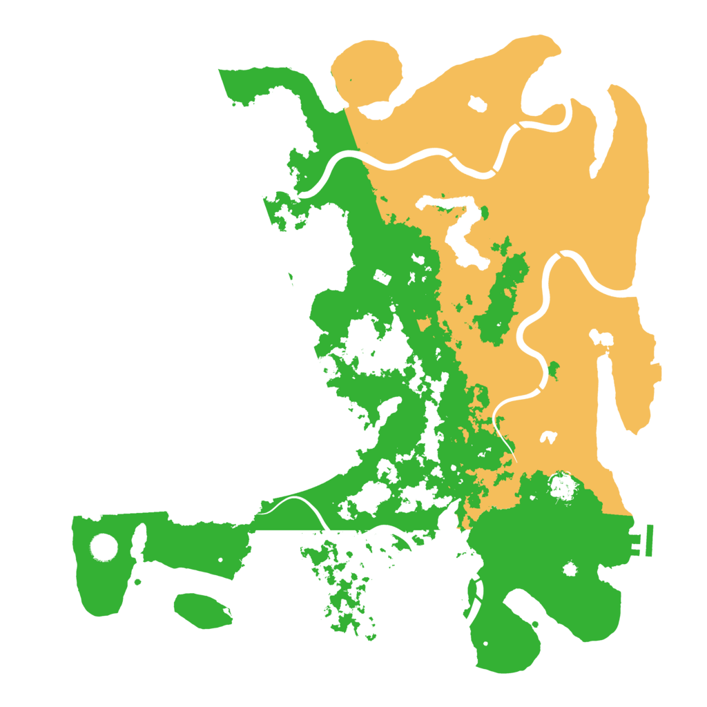 Biome Rust Map: Procedural Map, Size: 4500, Seed: 797192761