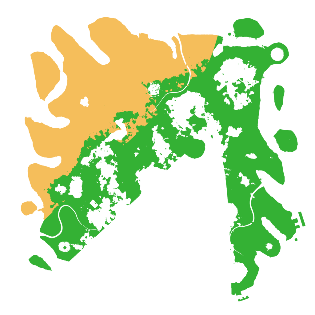 Biome Rust Map: Procedural Map, Size: 4250, Seed: 450618357
