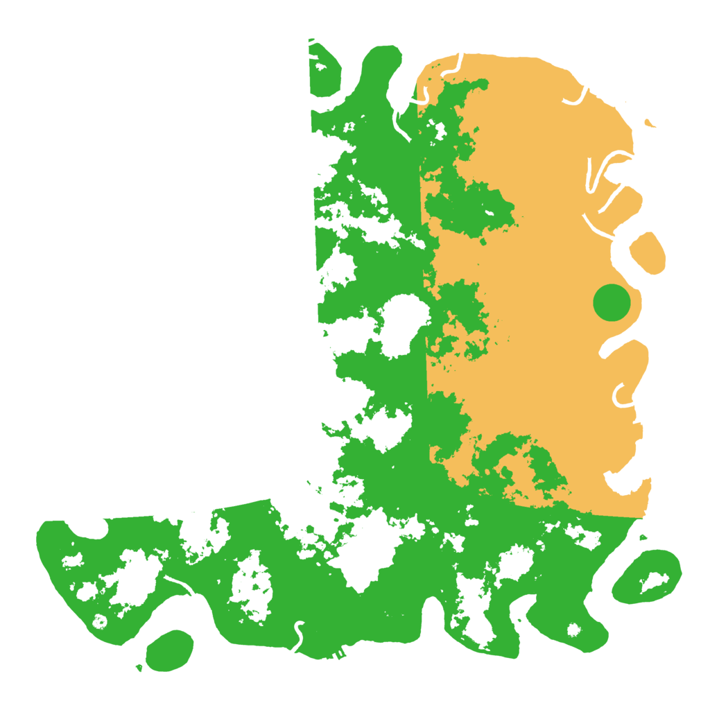 Biome Rust Map: Procedural Map, Size: 5000, Seed: 1595213612