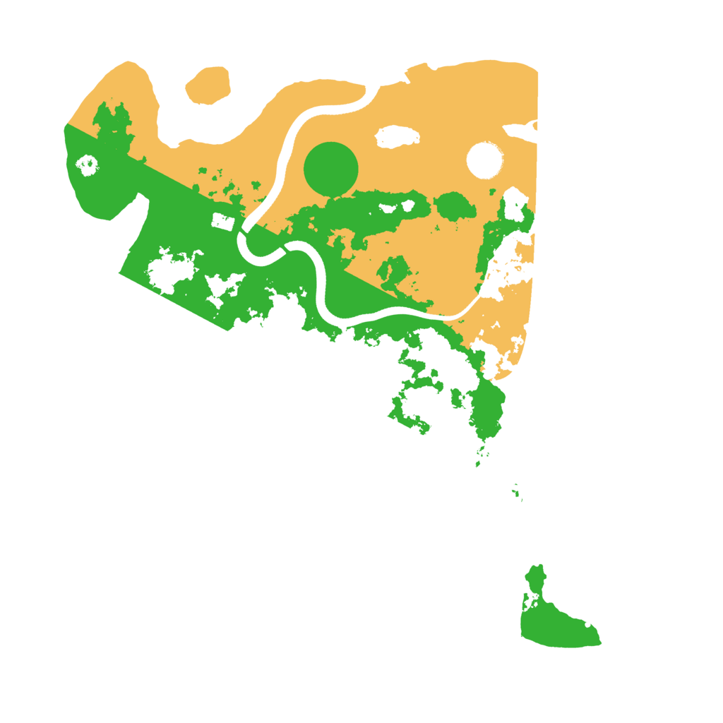 Biome Rust Map: Procedural Map, Size: 3500, Seed: 1011439216