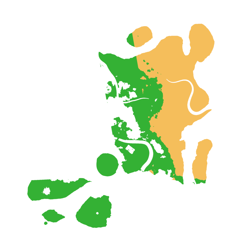Biome Rust Map: Procedural Map, Size: 3000, Seed: 17728