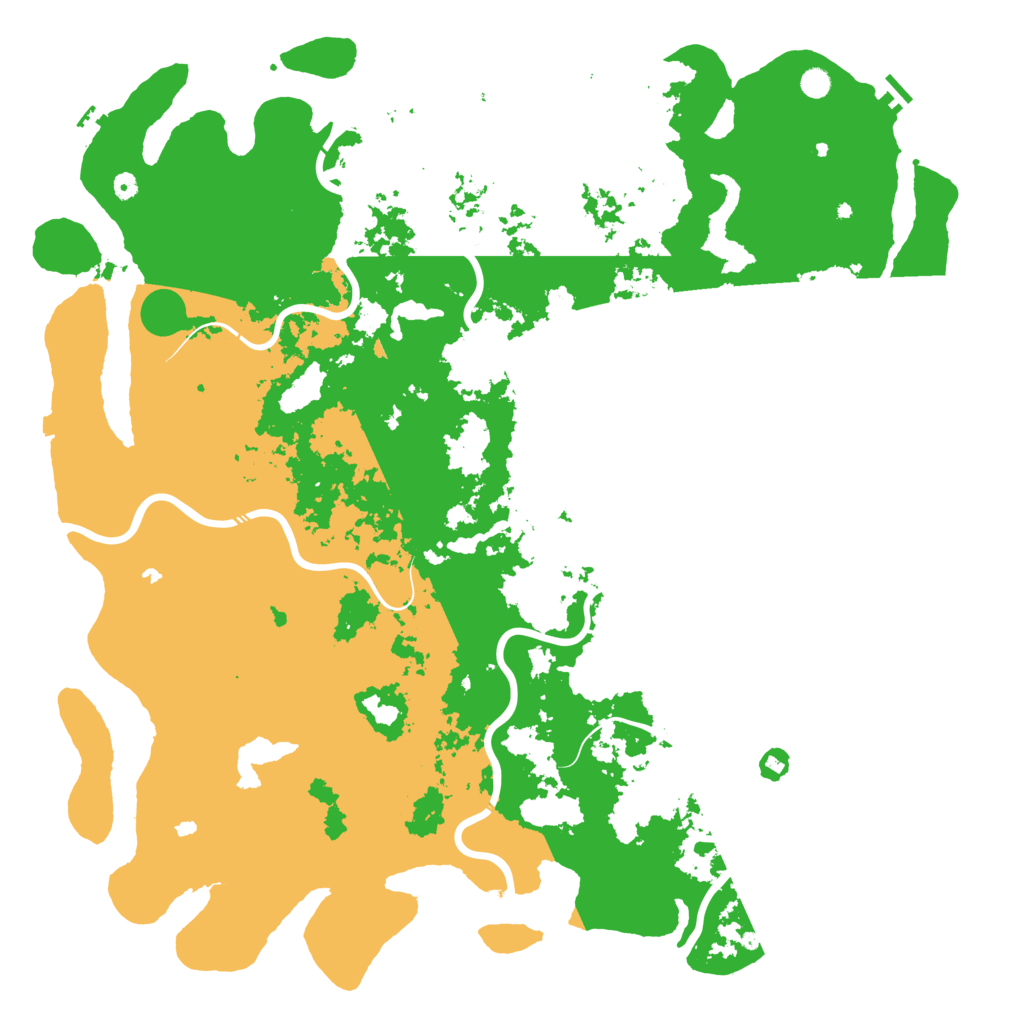 Biome Rust Map: Procedural Map, Size: 6000, Seed: 848485782