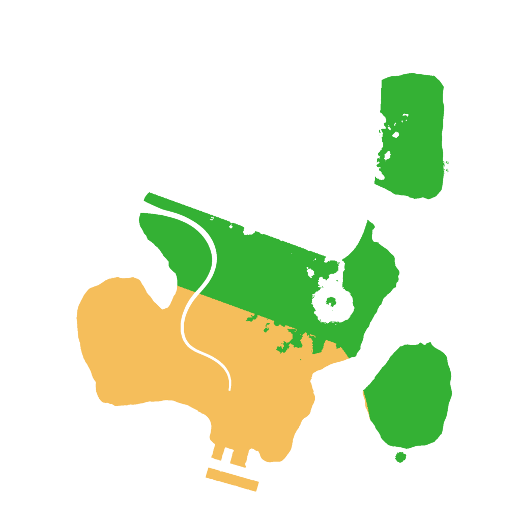 Biome Rust Map: Procedural Map, Size: 2000, Seed: 2084276998