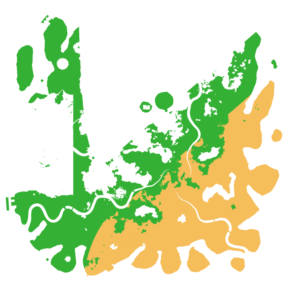 Biome Rust Map: Procedural Map, Size: 4500, Seed: 23181