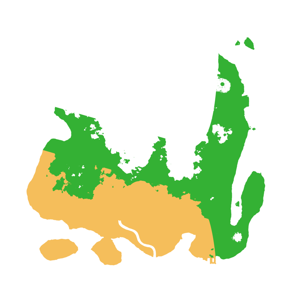 Biome Rust Map: Procedural Map, Size: 3000, Seed: 7965142