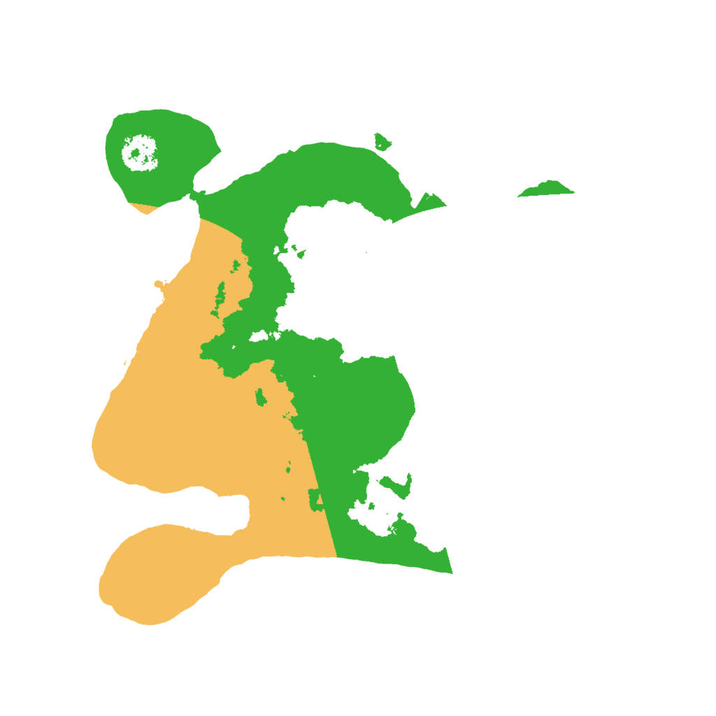 Biome Rust Map: Procedural Map, Size: 2000, Seed: 572791918