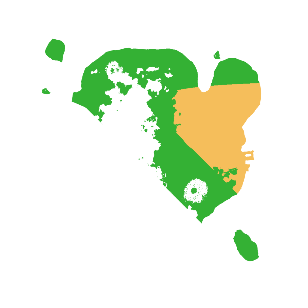 Biome Rust Map: Procedural Map, Size: 2000, Seed: 1269131942