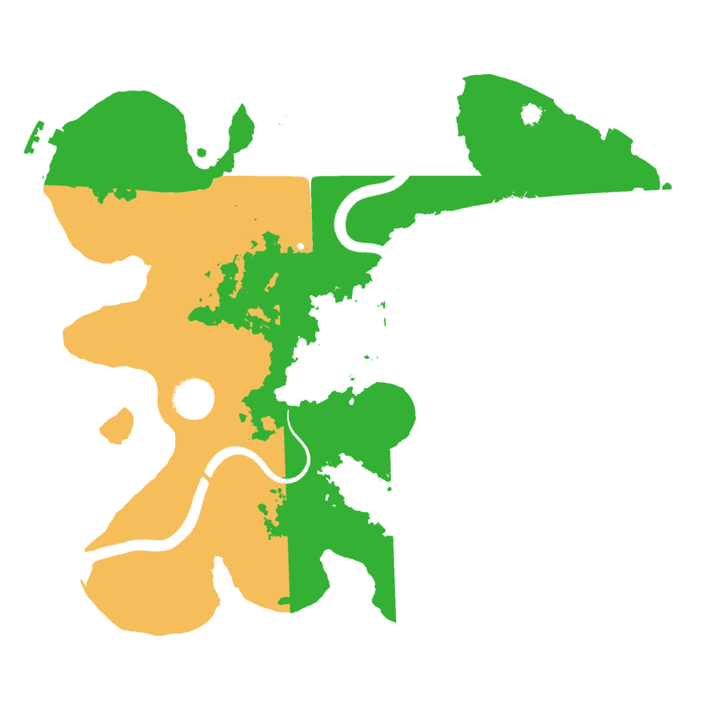 Biome Rust Map: Procedural Map, Size: 3000, Seed: 5931463