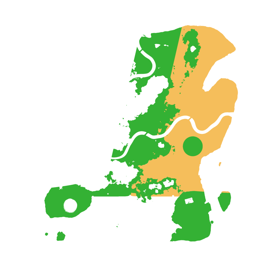 Biome Rust Map: Procedural Map, Size: 3500, Seed: 1829210974