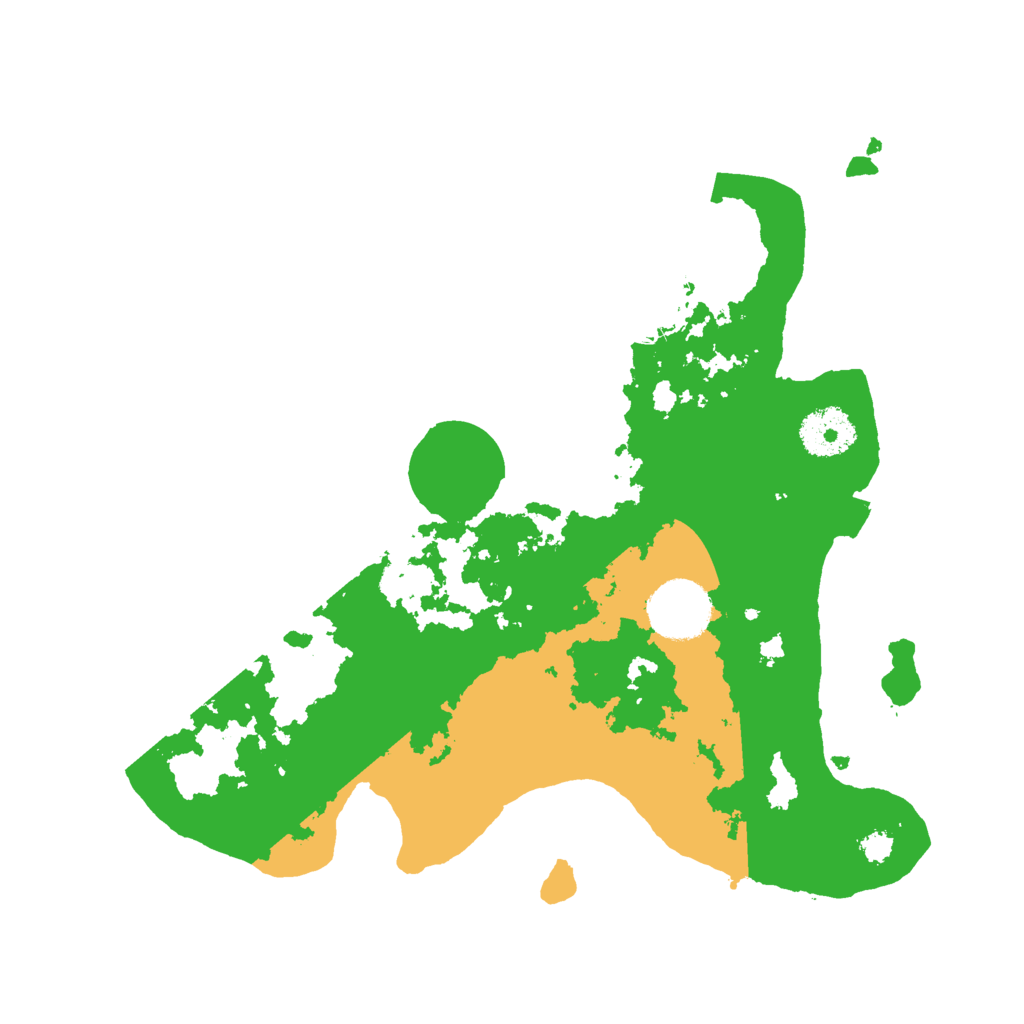Biome Rust Map: Procedural Map, Size: 3000, Seed: 94450925