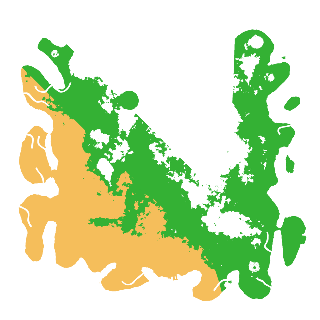 Biome Rust Map: Procedural Map, Size: 4500, Seed: 1243603345