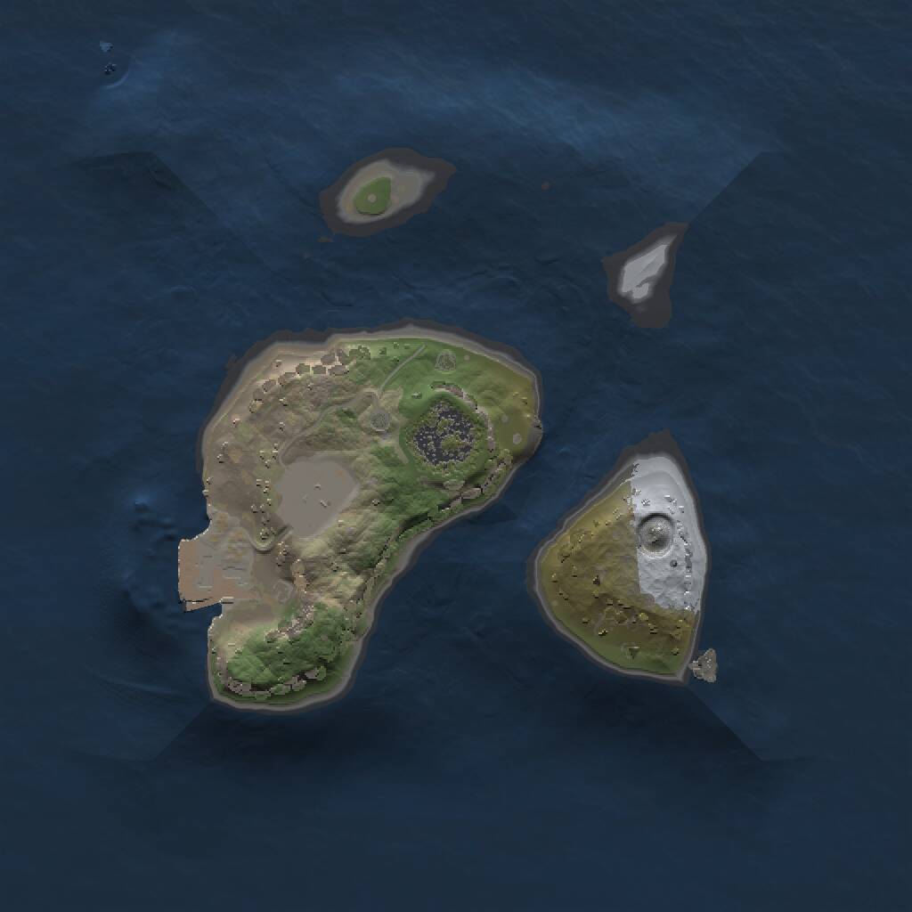 Rust Map: Procedural Map, Size: 1500, Seed: 1564758666, 1 Monuments