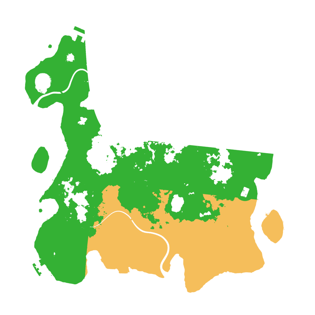 Biome Rust Map: Procedural Map, Size: 3500, Seed: 1610532691
