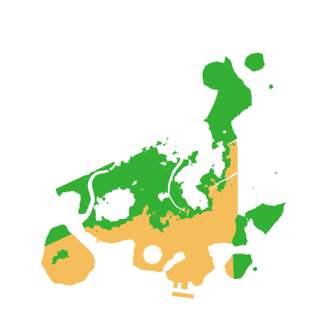 Biome Rust Map: Procedural Map, Size: 3000, Seed: 1085424936