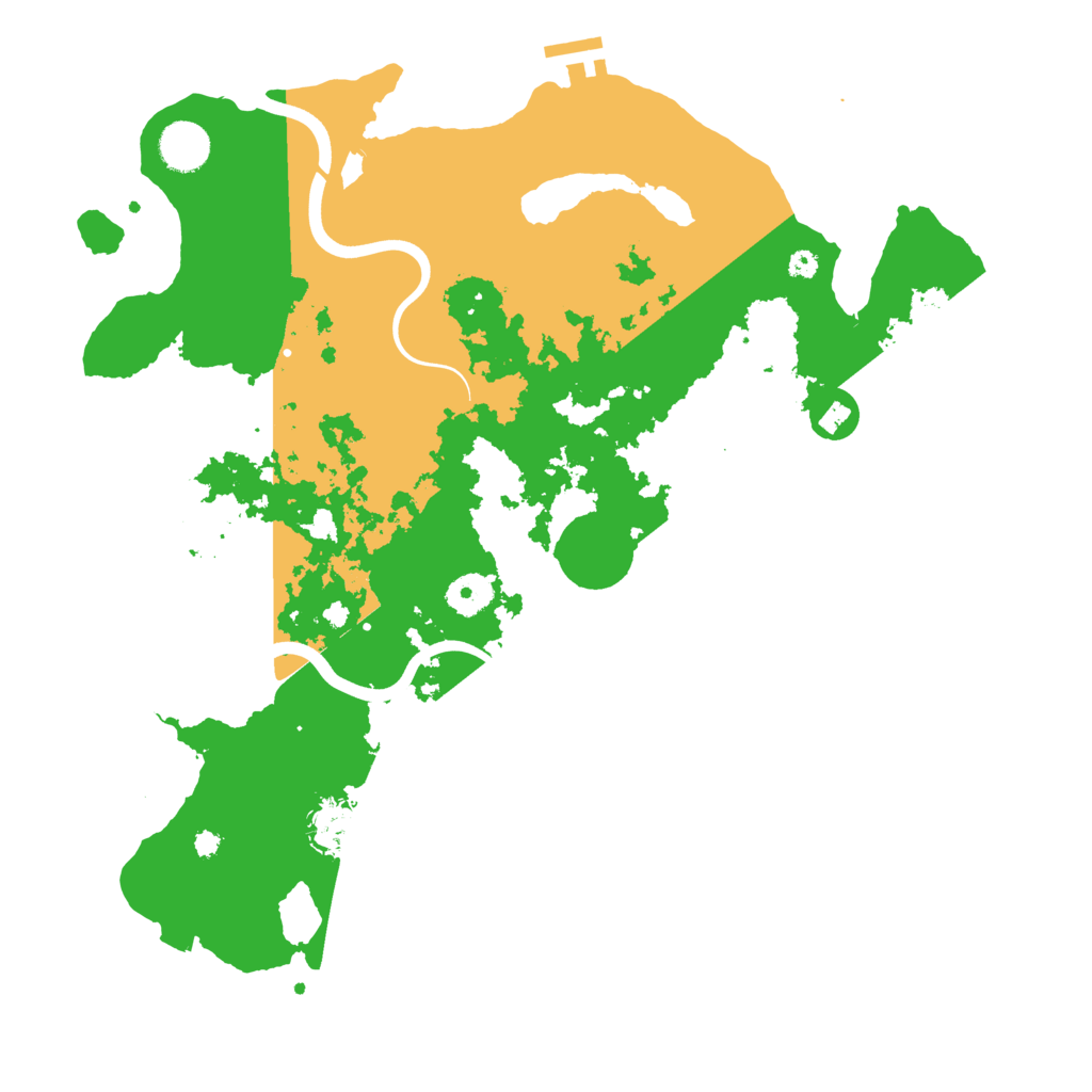Biome Rust Map: Procedural Map, Size: 3800, Seed: 872299364