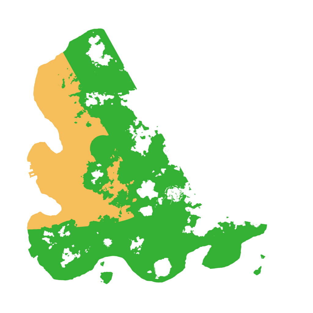 Biome Rust Map: Procedural Map, Size: 3500, Seed: 2000319222