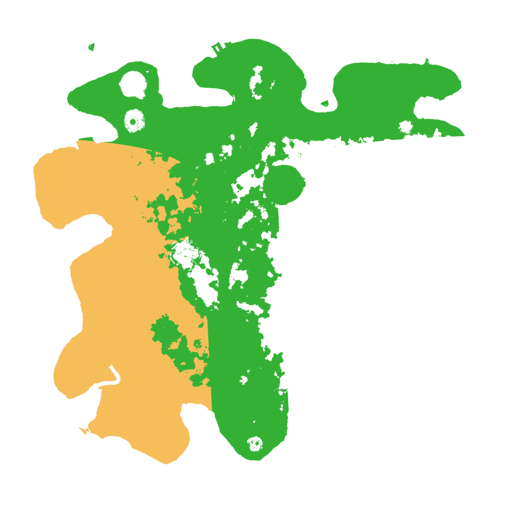 Biome Rust Map: Procedural Map, Size: 3500, Seed: 578677085