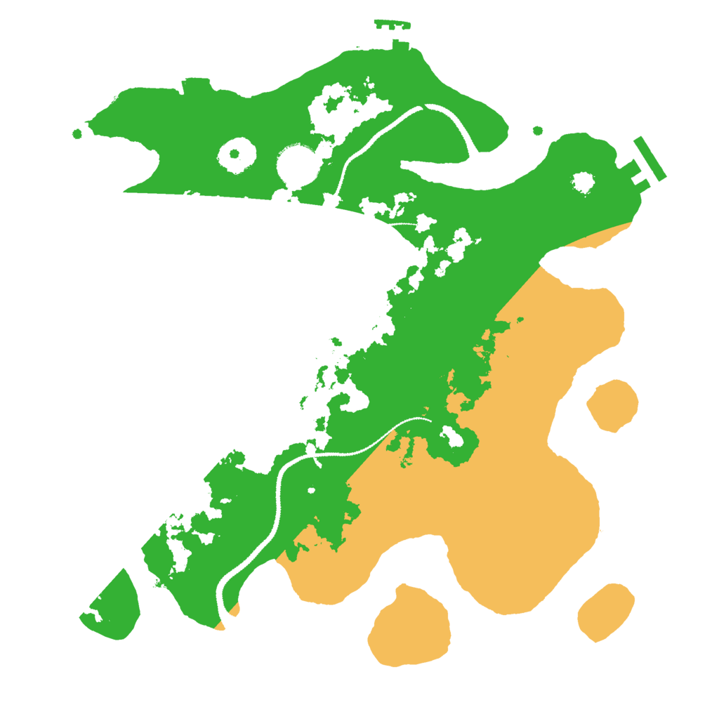 Biome Rust Map: Procedural Map, Size: 3000, Seed: 1562431716