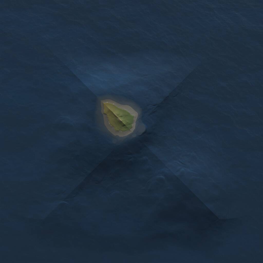 Rust Map: Procedural Map, Size: 1000, Seed: 104686178, 1 Monuments