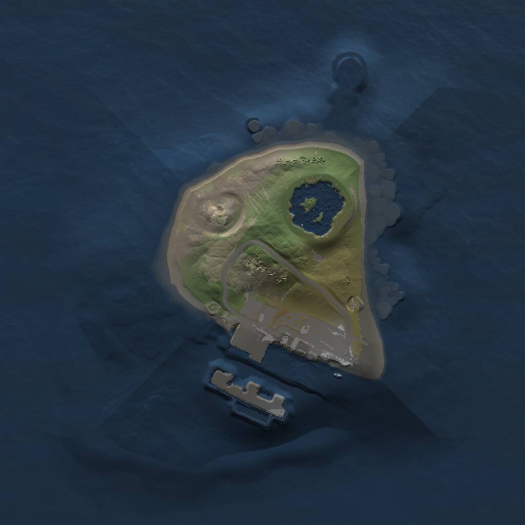 Rust Map: Procedural Map, Size: 1000, Seed: 108848995, 2 Monuments