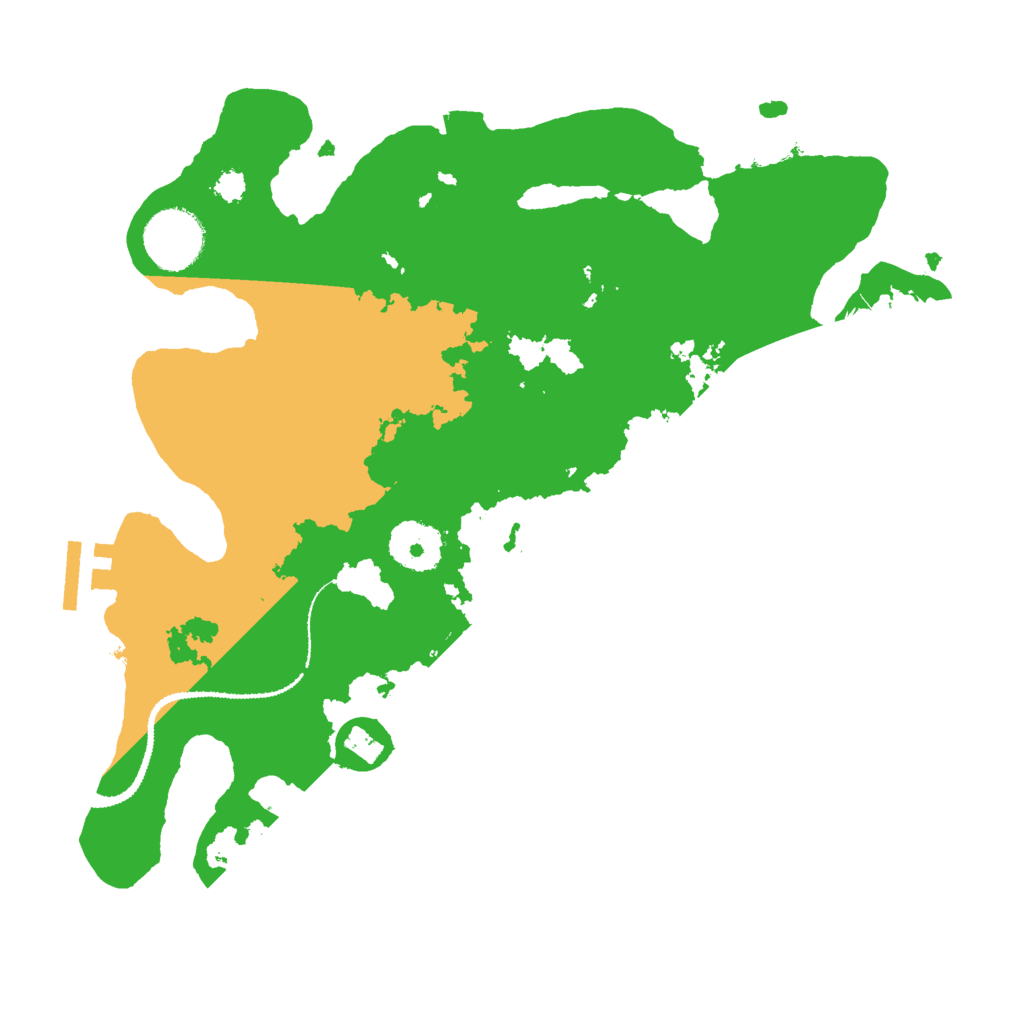 Biome Rust Map: Procedural Map, Size: 3000, Seed: 51483
