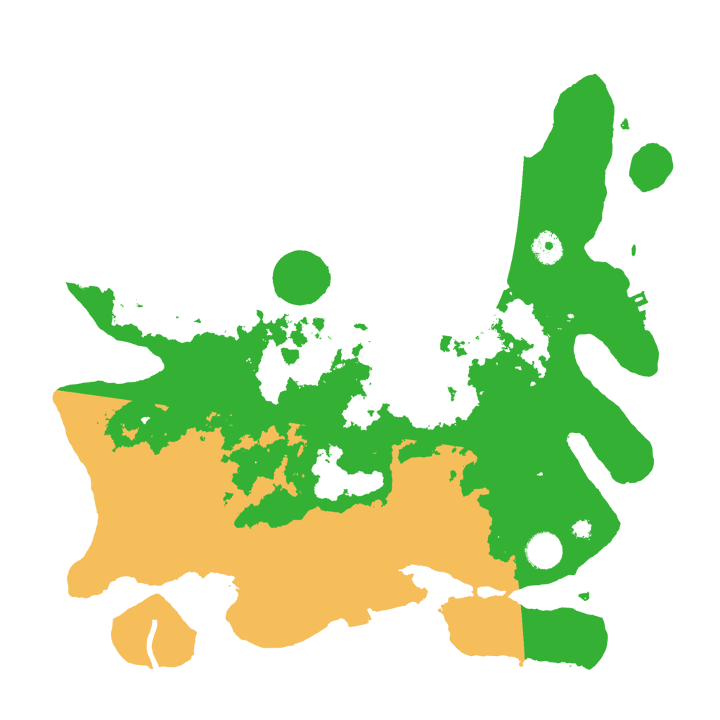 Biome Rust Map: Procedural Map, Size: 3500, Seed: 694200948