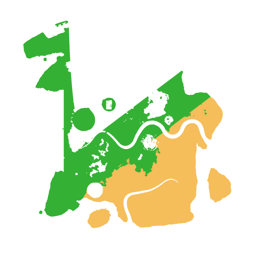 Biome Rust Map: Procedural Map, Size: 3000, Seed: 27495