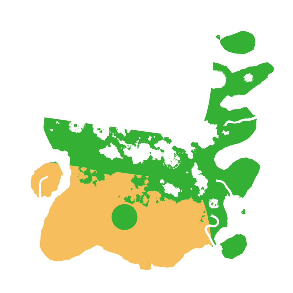 Biome Rust Map: Procedural Map, Size: 3000, Seed: 6180932