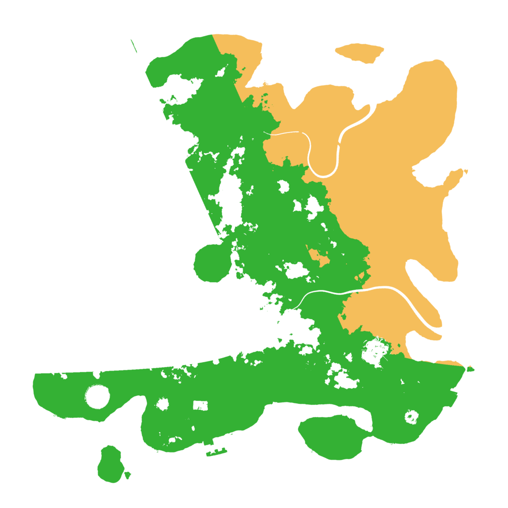 Biome Rust Map: Procedural Map, Size: 3700, Seed: 1554787475