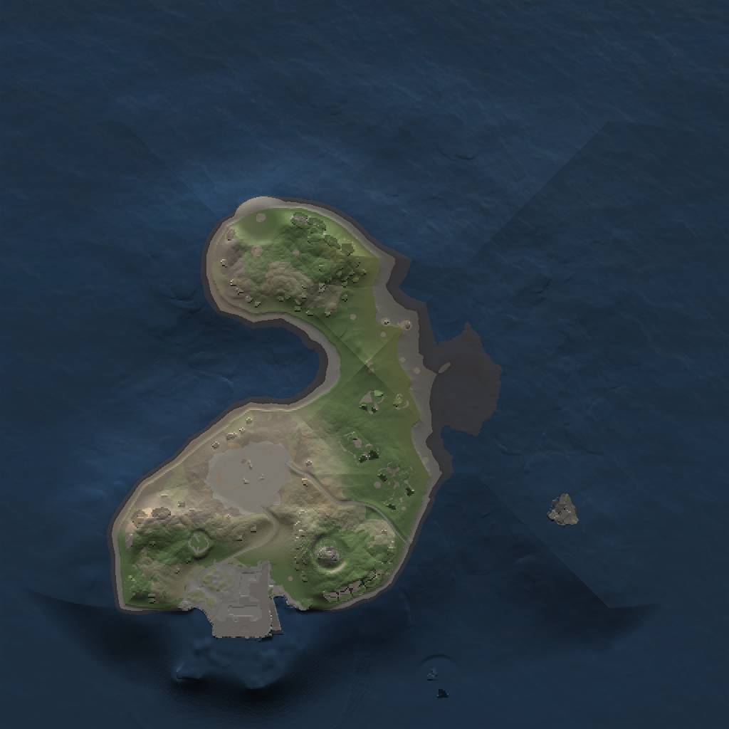 Rust Map: Procedural Map, Size: 1250, Seed: 1886689917, 3 Monuments