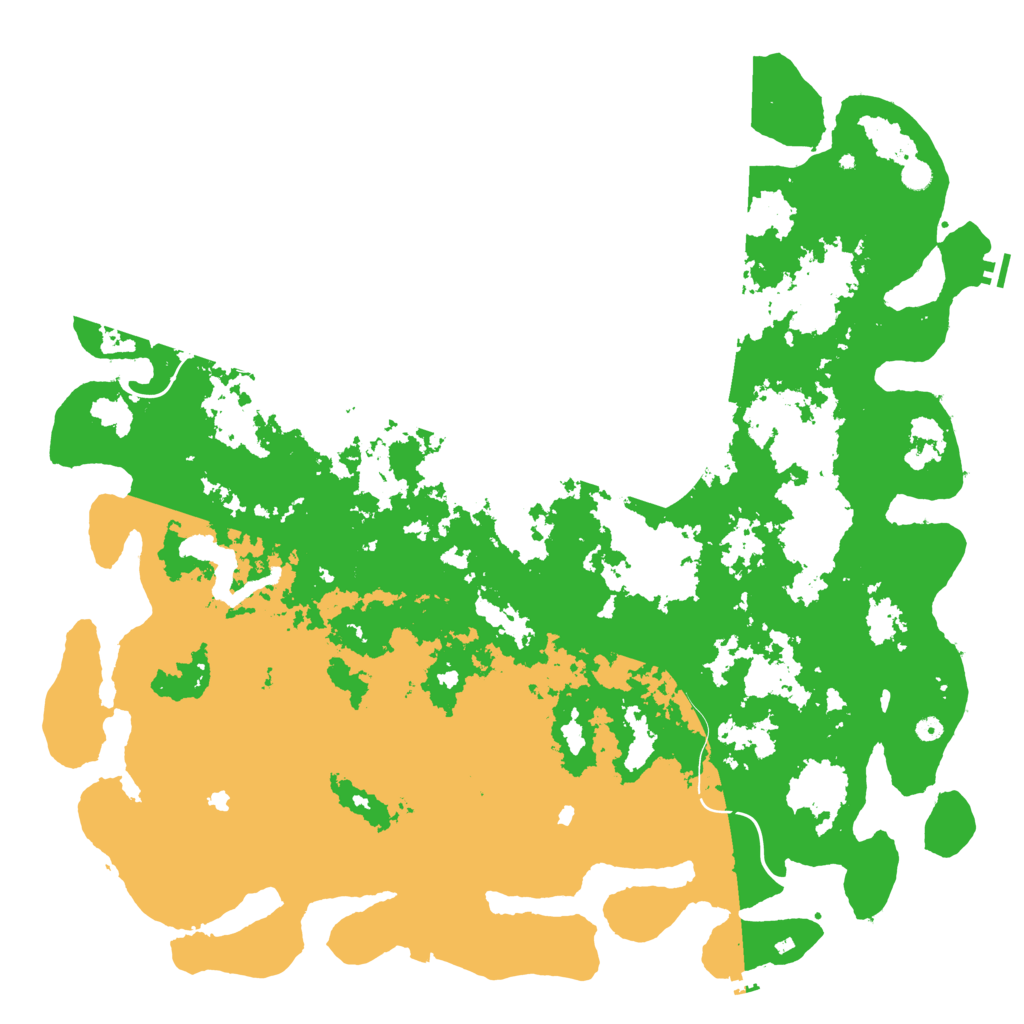 Biome Rust Map: Procedural Map, Size: 6000, Seed: 214
