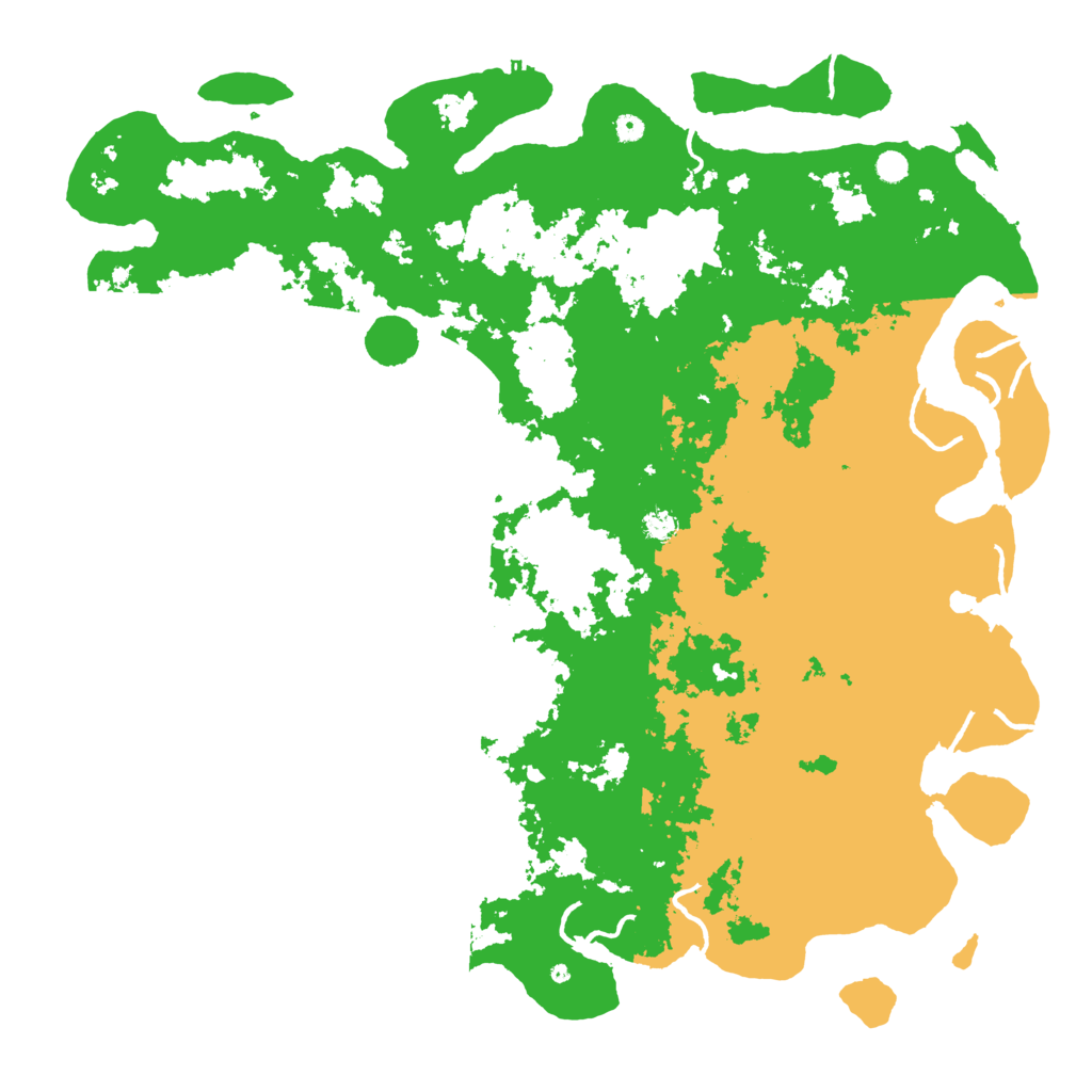 Biome Rust Map: Procedural Map, Size: 6000, Seed: 2525114