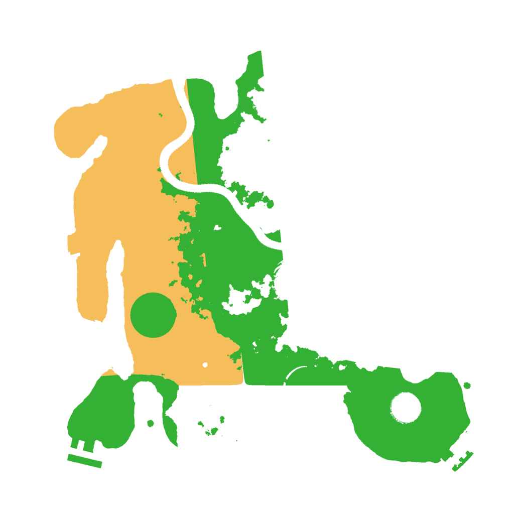 Biome Rust Map: Procedural Map, Size: 3000, Seed: 13226