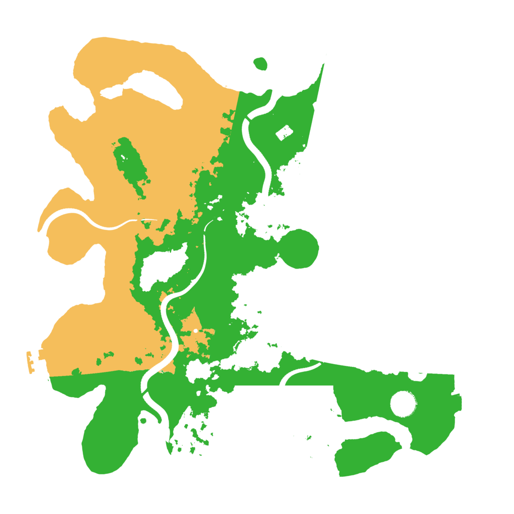 Biome Rust Map: Procedural Map, Size: 3500, Seed: 269333216