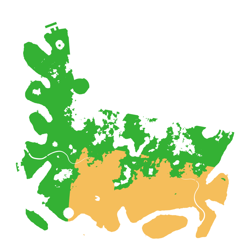 Biome Rust Map: Procedural Map, Size: 4250, Seed: 6322