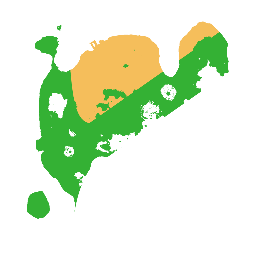 Biome Rust Map: Procedural Map, Size: 2500, Seed: 165692771