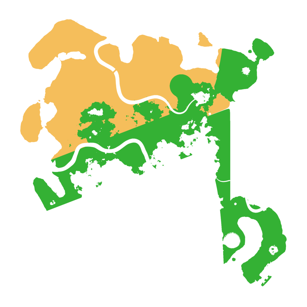 Biome Rust Map: Procedural Map, Size: 3500, Seed: 1873512334