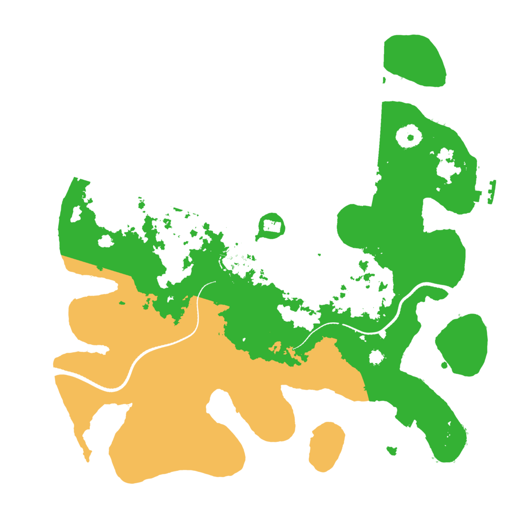 Biome Rust Map: Procedural Map, Size: 3250, Seed: 279348189