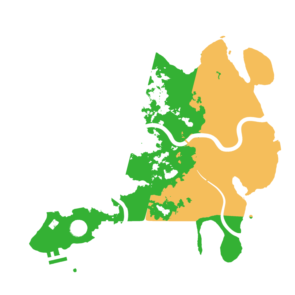 Biome Rust Map: Procedural Map, Size: 3250, Seed: 296885475