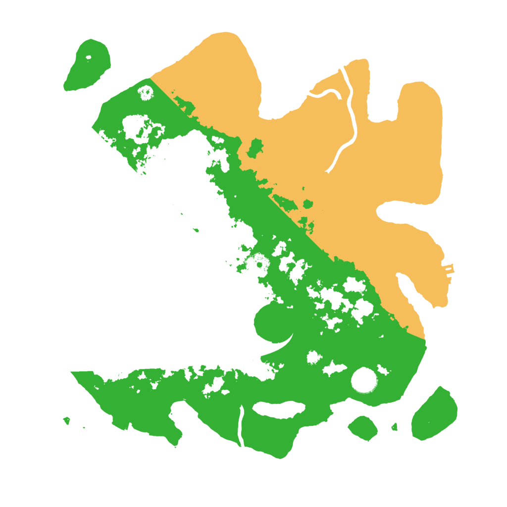 Biome Rust Map: Procedural Map, Size: 3500, Seed: 974735782