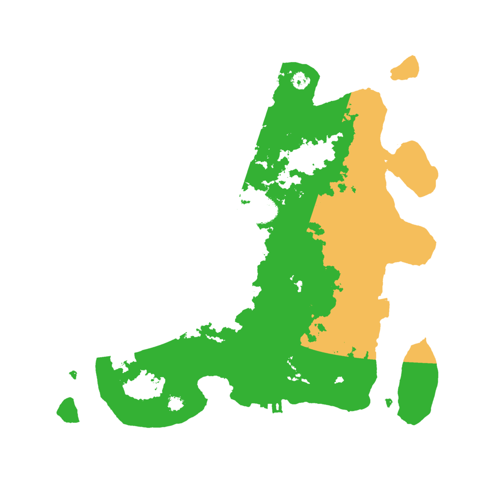 Biome Rust Map: Procedural Map, Size: 3000, Seed: 1461494798